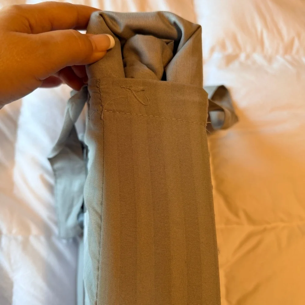 Amy Miller Home Queen Embossed Sheet Set - Grey, NWT